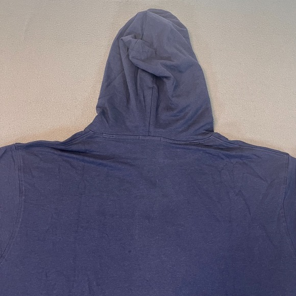 Peter Millar Mens Sz 2XL Navy Hoodie Sweatshirt Pullover Cotton Modal Midnight - Picture 8 of 8